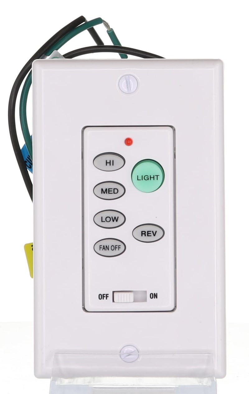Anderic Ceiling Fan Wall Control UC9051T with Reverse. Wall Switch Plate Remote - Wired - Image 1